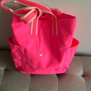Bright pink bag
